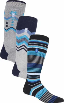 Produktbild von Heat Holders - 3er Pack Herren Thermo Skisocken Winter | Snowboard Kniestrümpfe