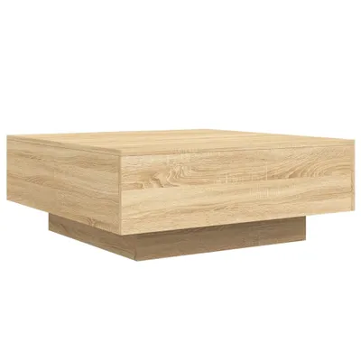 Image de vidaXL Table basse chêne Sonoma 80x80x31 cm Bois composite