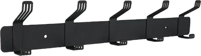 Produktbild von INF Platzsparende 5-Haken-Wandhalterung Schwarz