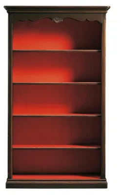 Produktbild von Bücherschrank Vitrine Regal Möbel Bücherregal braun Glasschrank Schränke Regale