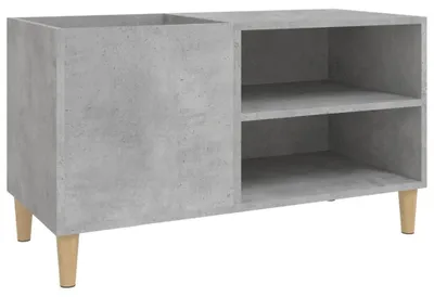 Productafbeelding van Betongrijze Platenkast voor Vinylplaten