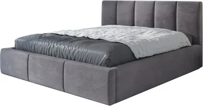 Produktbild von Polsterbett  KENET-OM 120x200 cm mit Bettkasten und Lattenrost. Farbe: Grau.