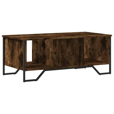 Obrázek produktu pro konferenční stolek vidaXL Kouřový dub 100x51x40 cm Dřevěné konstrukce