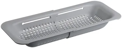 Obrázek produktu pro Odtokový sítko do dřezu KESPER, plastové, 36,2 x 20,2 x 6,5 cm, šedé