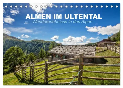 Produktbild von Almen im Ultental (Tischkalender 2027 DIN A5 quer), CALVENDO Monatskalender