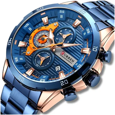 Obrázok produktu pre Pánske Hodinky Curren Classic Elegantné Chronograf S Dátumom 4 Farby