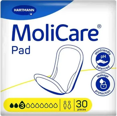 Image de Hartmann Molicare Pad 3 gouttes - 1 paquet de 30 protections