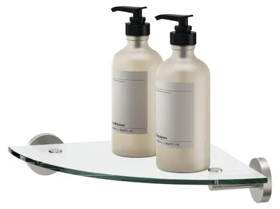 Produktbild von Tiger Boston Eckablage Edelstahl gebürstet, 308230946