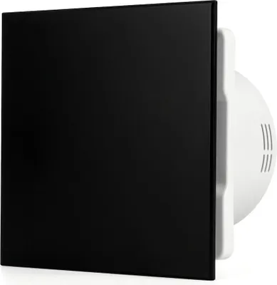 Produktbild von Whisper - Badlüfter - Schwarz - 100 mm - Feuchtigkeitssensor