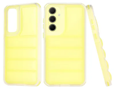 Produktbild von Techsuit Wave Shield Back Cover Hülle für Samsung Galaxy A35 - Gelb