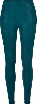 Produktbild von Urban Classics Ladies - Washed Kunstleder Hose jasper - S