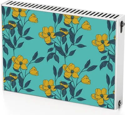 Produktbild von Natur – Magnetische Heizkörperabdeckung – 80x60 cm – Magnet Heizkörperabdeckung – 3D Würfel – Heizkörperverkleidung – Magnetische Wandverkleidung – Wetterfest