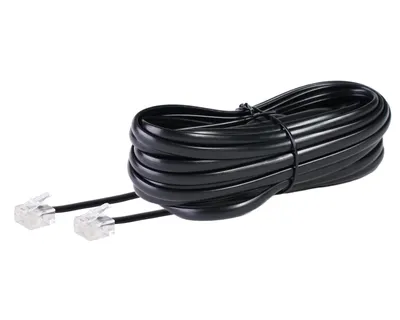 Obrázek produktu pro Připojovací kabel RJ45 8P4C 6 m černý 12mm zástrčka