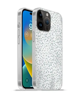 Produktbild von MuchoWow® Handyhülle Schutzhülle Hülle für Apple iPhone 14 Pro - Softcase Polka dots - Marmor - Weiß Silikon Softcase Handy Hülle - Umschlag