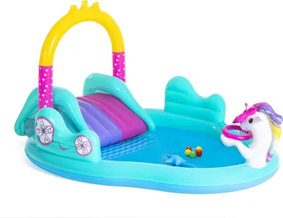 Produktbild von Bestway® Wasserspielcenter Magical Unicorn 274 x 198 x 137