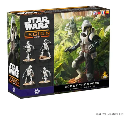 Zdjęcie produktu dla Asmodee Star Wars: Legion Star Wars Legion: Scout Troopers, Figura, Wielobarwny