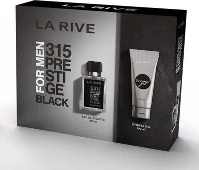 Obrázok produktu pre Súprava toaletnej vody a sprchového gélu La Rive Prestige Black