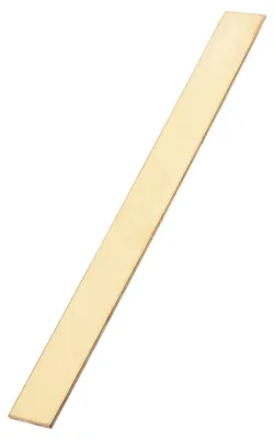 H62 Messing Flachstange 3x19x203 mm, 1 Stück