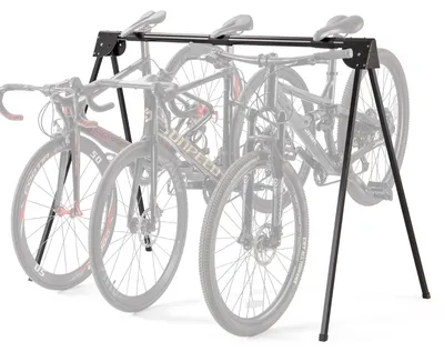 Produktbild von Fahrradständer Fahrradhalter Fahrradständer für Boden - Für 3 Fahrräder - Klappbar - Stahl - Tragkraft 80 kg