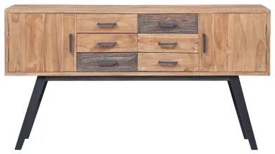 Obrázek produktu pro vidaXL Boční skříňka 110x30x75 cm z masivního teakového dřeva