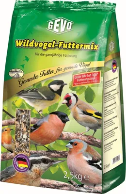 Produktbild von GEVO® Wald- und Wildvogelfutter 2,5 kg für ganzjährige Fütterung