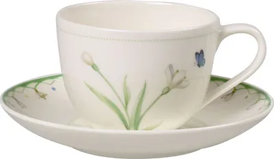 Produktbild von Villeroy & Boch Colourful Spring Kaffeetasse mit Untertasse 230 ml