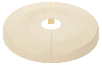 Produktbild von tecuro Scharnierrosette Ø 18 mm x Ø 85 mm x 8 mm - Kunststoff ABS weiß