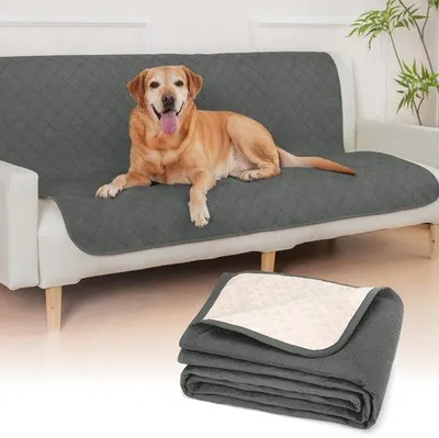 Produktbild von Ibenzoa® Wasserdichte Haustier-Schutzdecke 127 x 157 cm – TPU-Membran, rutschfest & kratzfest für Sofa, Bett und Möbel