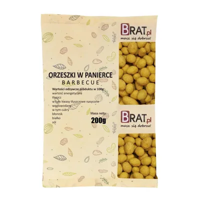 Zdjęcie produktu dla Orzeszki w panierce barbecue 200g Brat.pl