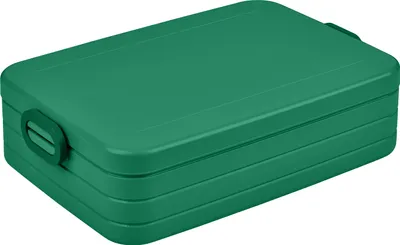 Produktbild von Mepal - Lunchbox Take a Break Large - Brotdose To Go - Für 4 Sandwiches oder 8 Brotscheiben - Meal Prep Box - Essensbox mit Unterteilung - Spülmaschinenfest - 1500 ml - Vivid Green