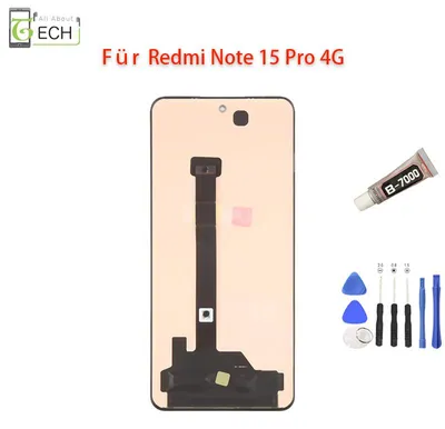 Produktbild von Original Xiaomi Redmi Note 15 Pro 4G 25100RA69G LCD Display Bildschirm