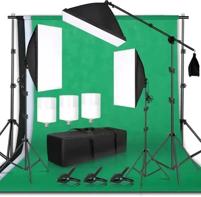 Zdjęcie produktu dla Zestaw oświetleniowy do fotografii, softbox, sprzęt przenośny, zestaw do studia fotograficznego 35