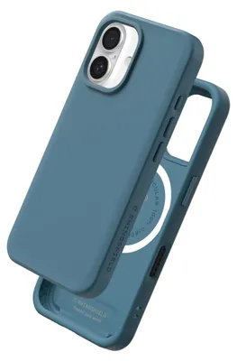 Immagine prodotto di Rhinoshield, custodia morbida antiurto MagSafe per iPhone 16 Plus SolidX, blu