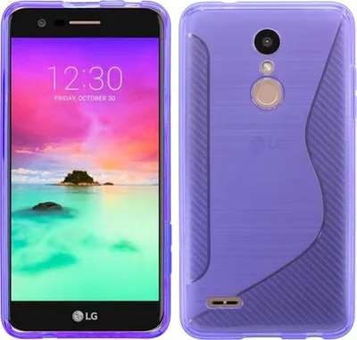 Zdjęcie produktu dla Silikonowe etui ochronne na telefon komórkowy LG K11, czarne