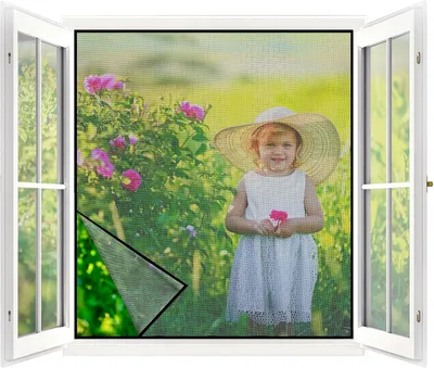 Obrázok produktu pre Sieťka proti hmyzu 80 x 100 cm, ochrana proti hmyzu, sieťovina, pre okná