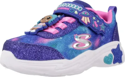 Produktbild von Skechers Snuggle Sneaks - Skech Squad 302214N-NVMT, Sneaker, für Mädchen, Dunkelblau