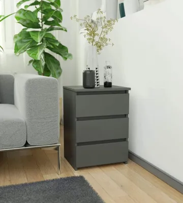Image de Petite table de chevet VALESTRA - gris foncé