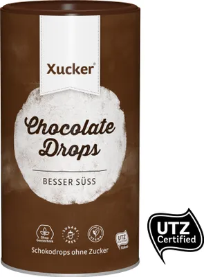 Produktbild von 200 g Xylit Xucker Schoko-Drops 75% (Achtung: Nicht im Sommer erhältlich!)