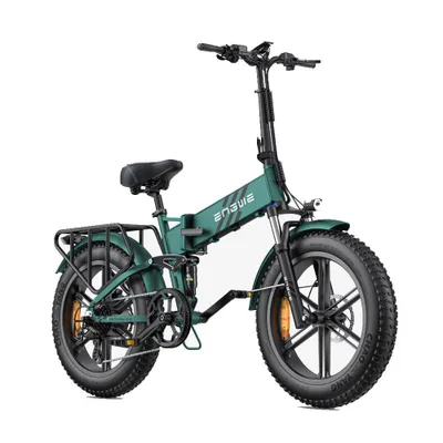 Immagine prodotto di ENGINE PRO 2.0 Bici elettrica piegabile per tutti i terreni, 250W, 25km/h, 52V 16Ah, 75Nm, 20×4.0 pollici, 110 km