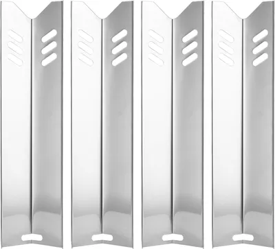 Produktbild von 4 Pcs Universal Grill Hitze Schilde Ersatz Edelstahl Grill Grill Wärme Platten