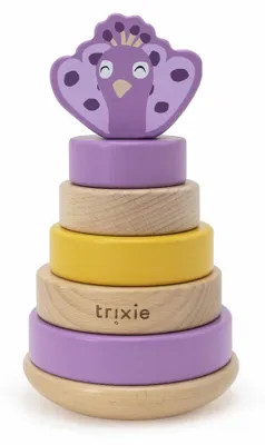 Image de Mobile en bois Trixie « Renard » - Décoration de chambre de bébé : mobile en bois