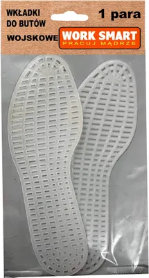 Product packaging for shoe insoles.