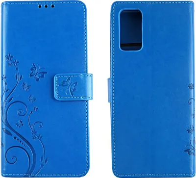 Zdjęcie produktu dla Samsung Galaxy Note 20 etui na telefon komórkowy etui ochronne etui z klapką etui na kartę niebieskie