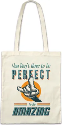Produktbild von Urban Backwoods You Don't Have To Be Perfect, Stofftasche, Farbe: Beige