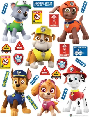 Produktbild von Sticker - Pat'Patrouille - Das ganze Team - 65 CM x 85 CM