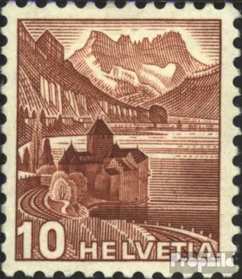 Produktbild von Briefmarken Schweiz 1939 Mi 363b y (kompl.Ausg.) gestempelt Sondermarken