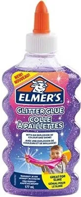 Produktbild von ELMER'S Glitzerkleber "Glitter Glue" violett 177 ml