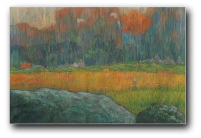 Produktbild von Kunstdruck „Landschaft mit Figur“ von Claude-Émile Schuffenecker – 40×60 cm – ungerahmt