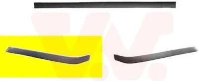 Produktbild von VAN WEZEL Zierleiste Stoßfänger Hinten Rechts für BMW 3 Limousine (E36) 3 Coupe (E36) 3 Cabrio (E36)
