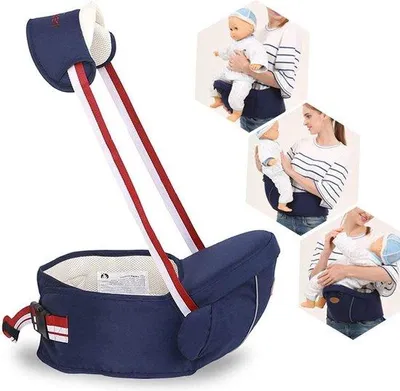 Imagen del producto de Pañuelo para llevar al bebé con portabebés integrado, ideal para usar como fular de porteo y como portabebés, ligero y seguro